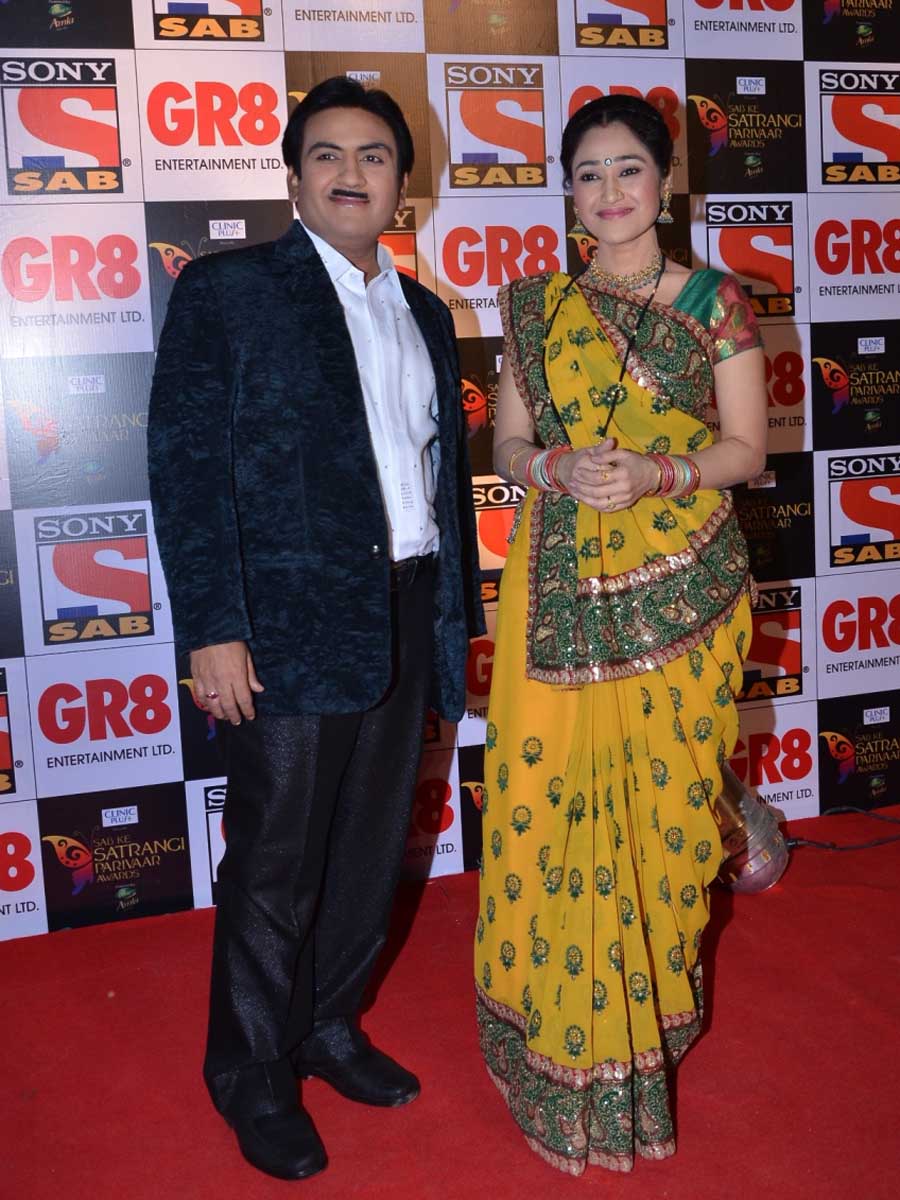 Dilip Joshi and Disha Vakani