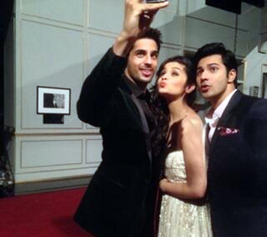 Siddharth Malhotra, Alia Bhatt and Varun Dhawan