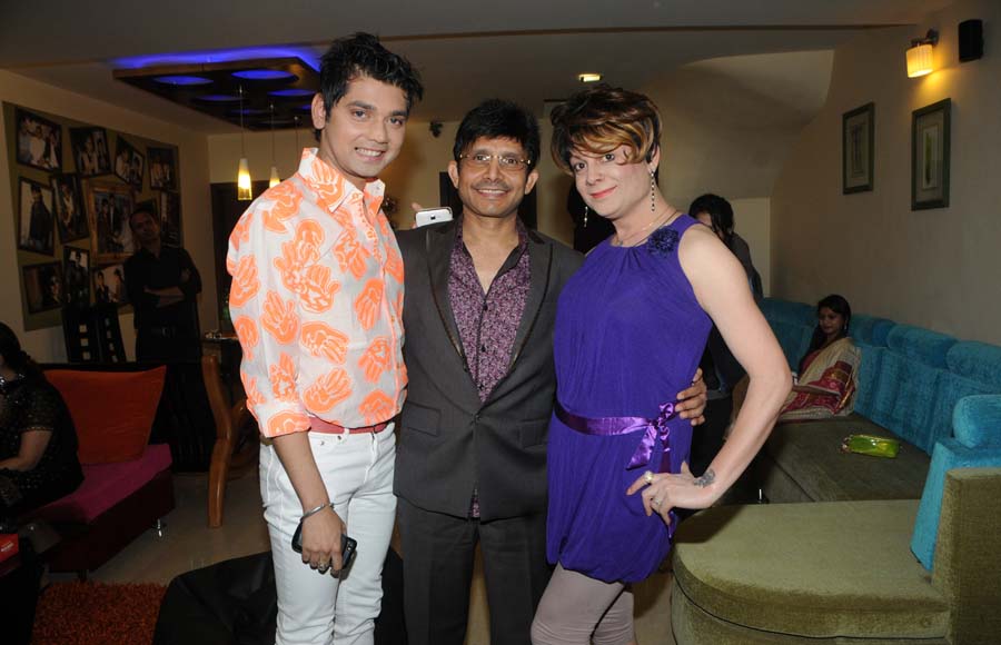 Vivek Mishra with Kamaal R Khan and Bobby