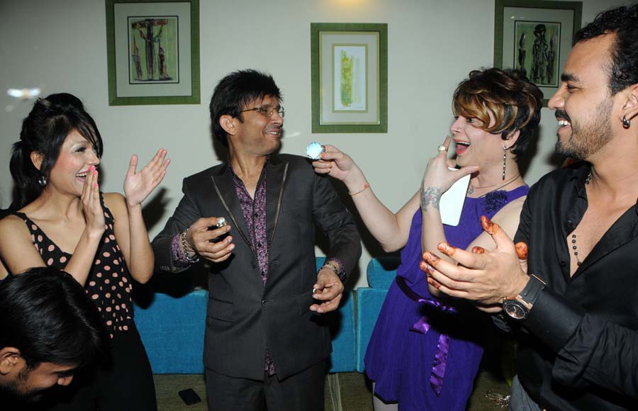 Sonu Kakkar with Bobby Darling and Sharib with Kamaal R Khan