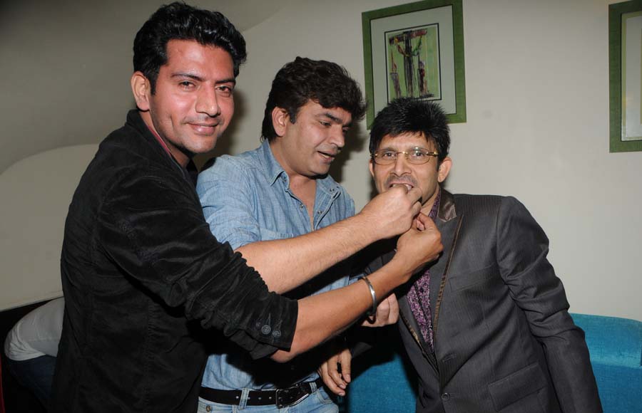 Ashutosh with Raja Chaudhary and Kamaal R Khan 