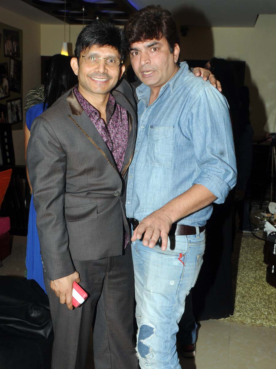 Kamaal R Khan with Raja Chaudhary