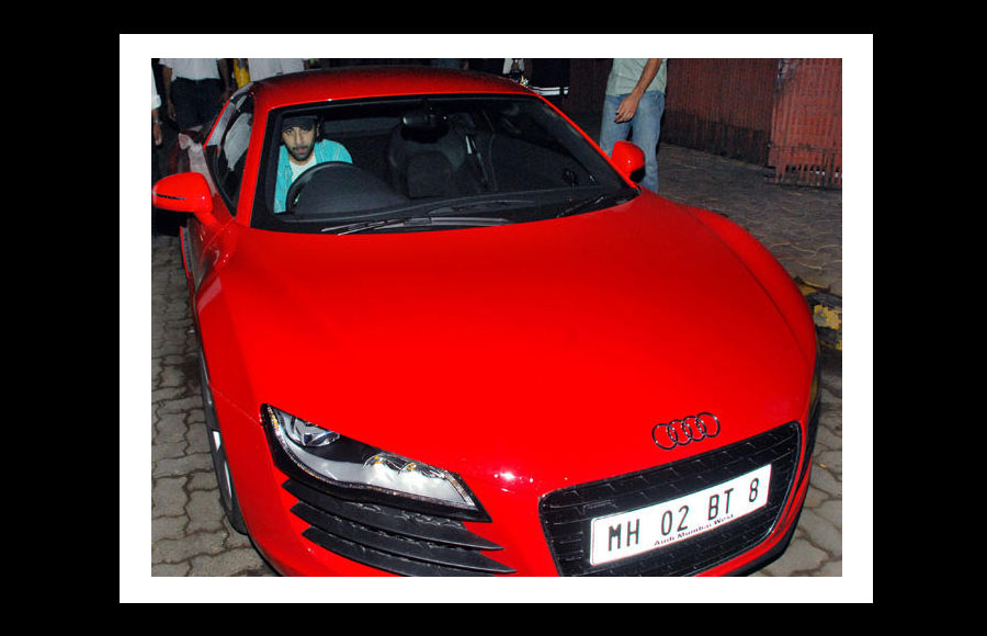 Ranbir with his Audi