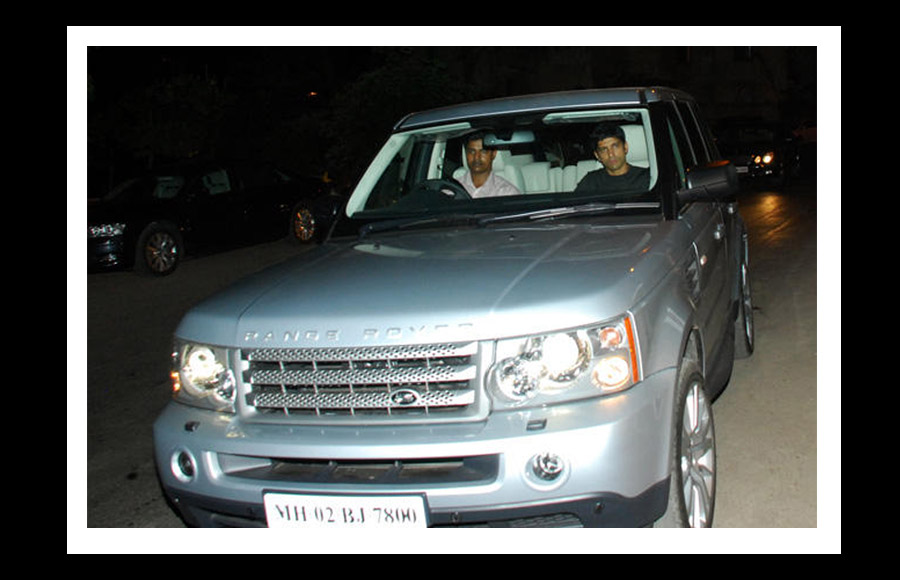 Farhan Akhtar on his Range Rover