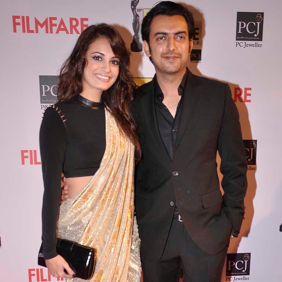 Diya Mirza with Sahil Sangha