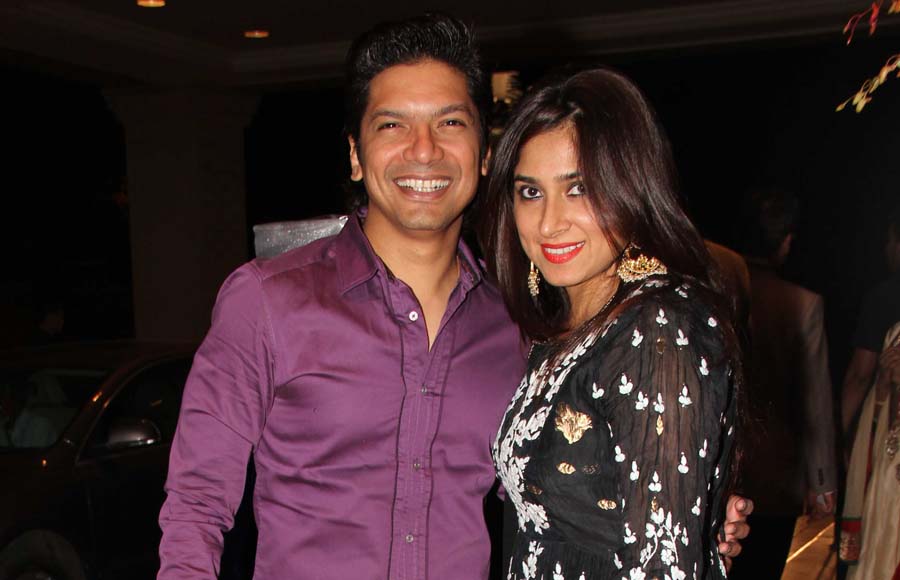 Shaan with Wife