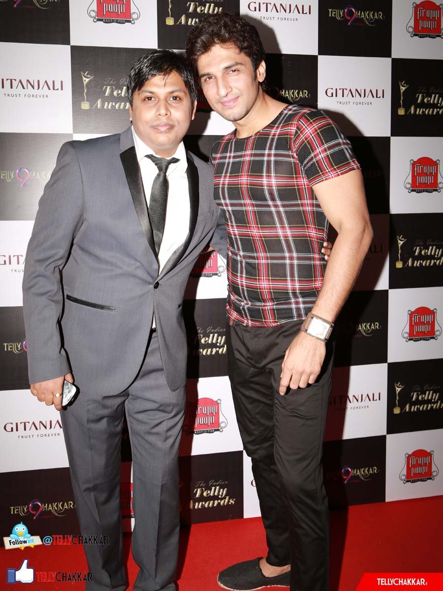 Manish Raisinghania with Siddhartha Laik, Editor of Tellychakkar.com