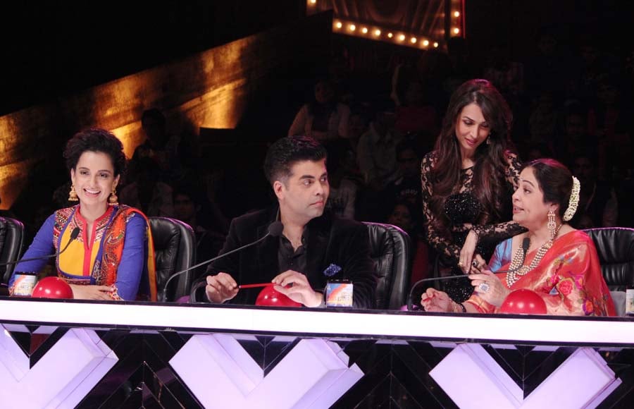  Kangana Ranaut ,Karan johar ,Kirron Kher And Malaika Arora Khan