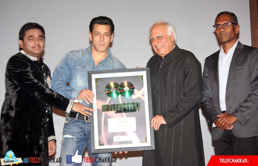 Salman Khan launches AR Rahman And Kapil Sibal's Music Album 'Raunaq'