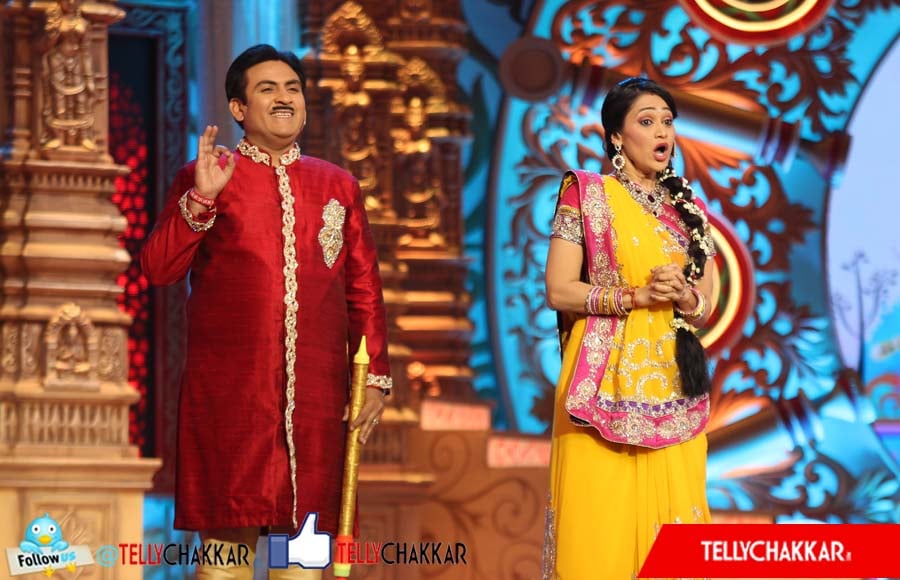 Dilip Joshi (Jetha) and Disha Vakani (Daya)