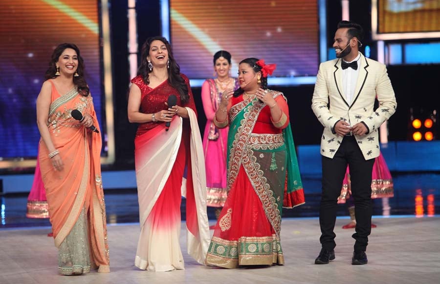 Gulab Gang Madhuri Dixit and Juhi Chawla on IGT final