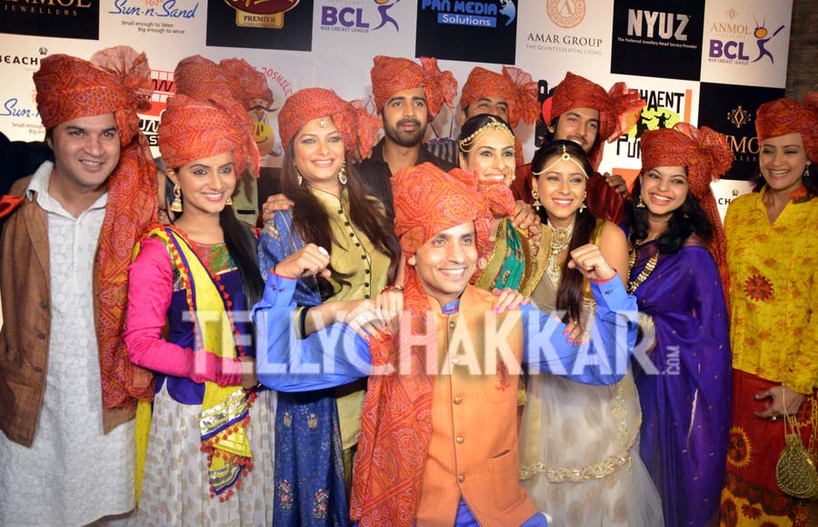 Celebs galore at the launch of Box Cricket League