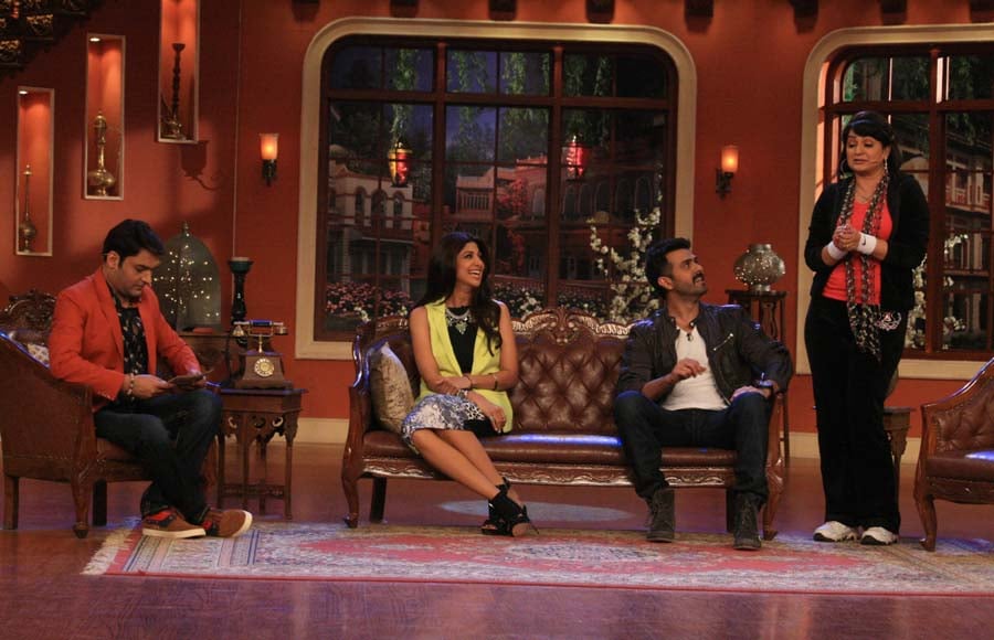 Kapil Sharma,Shilpa Shetty,Harman Baweja And Upasana Singh