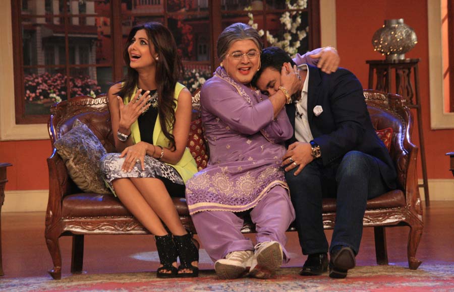 Shilpa Shetty,Ali Asgar And Raj Kundra