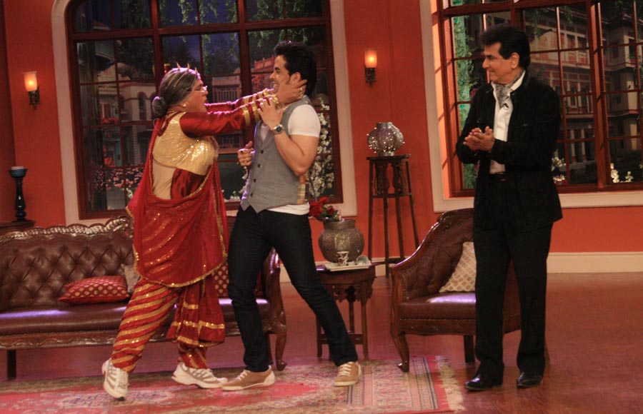 Ali Asgar, Tusshar Kapoor and Jeetendra