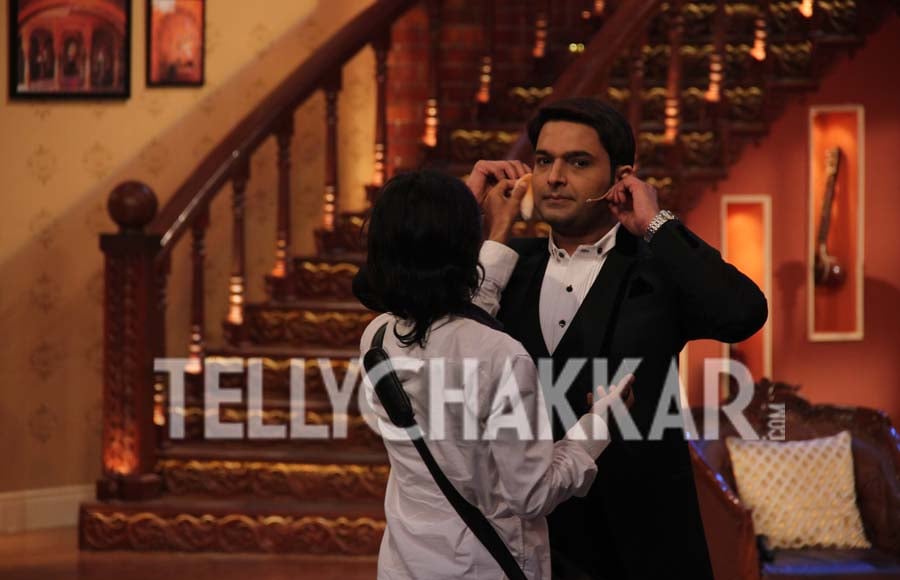 On the sets of Colors' Comedy Nights With Kapil