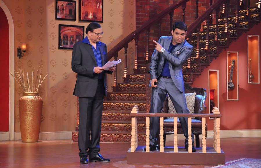  Rajat Sharma visits the set of Comedy Nights With Kapil