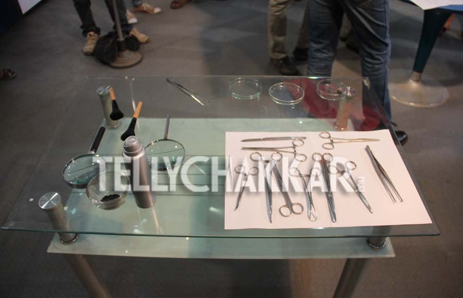 On the set: Sony TV's CID