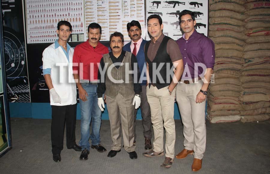 On the set: Sony TV's CID