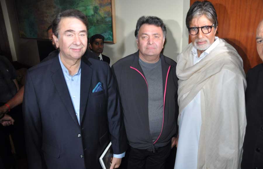 Randhir Kapoor ,Rishi Kapoor And Amitabh Bachchan