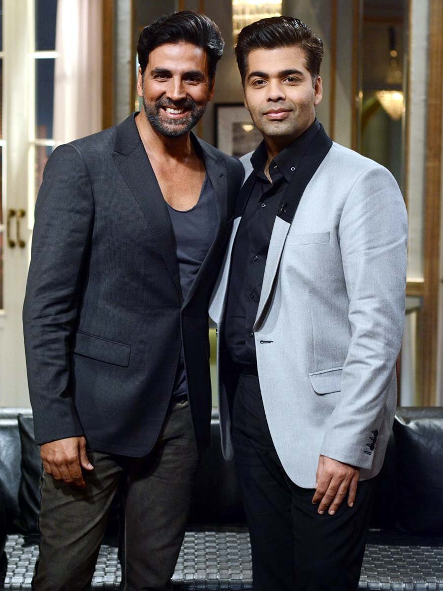 Akshay Kumar and Karan Johar