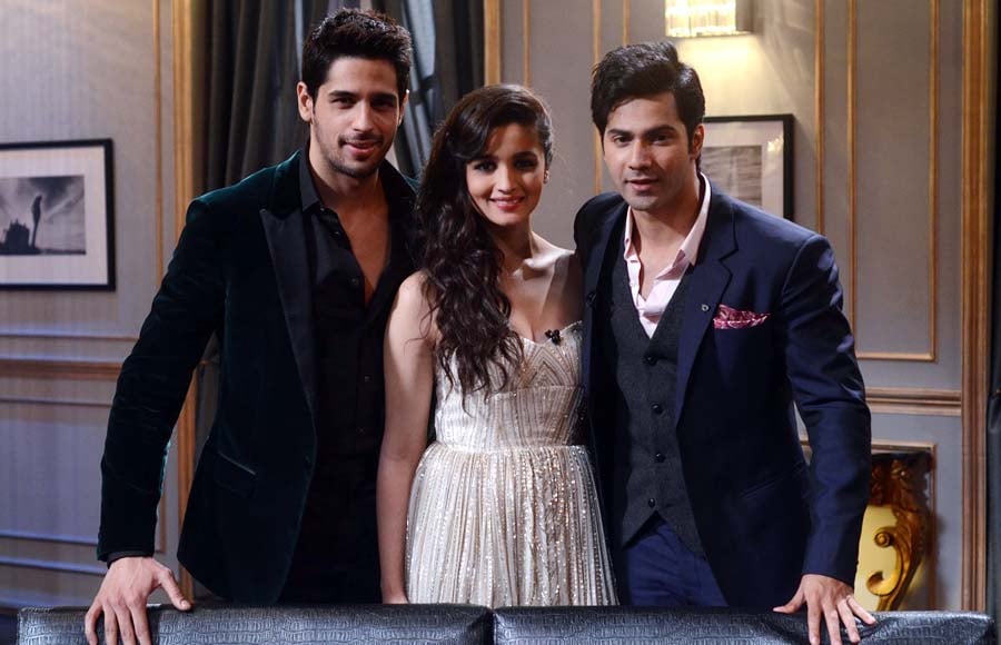 Sidharth Malhotra, Alia Bhatt And Varun Dhawan