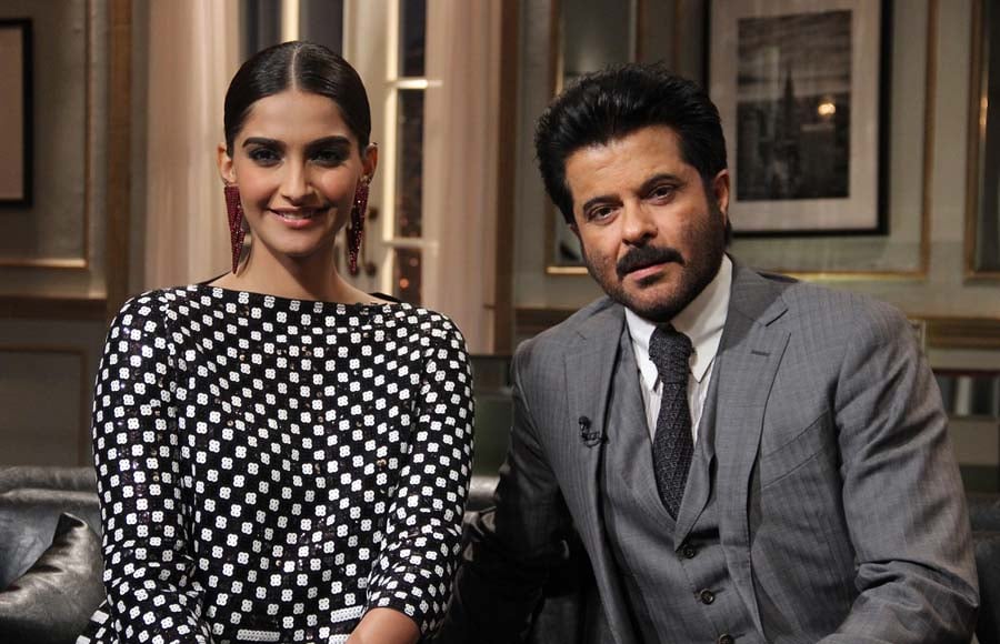 Sonam and Anil Kapoor