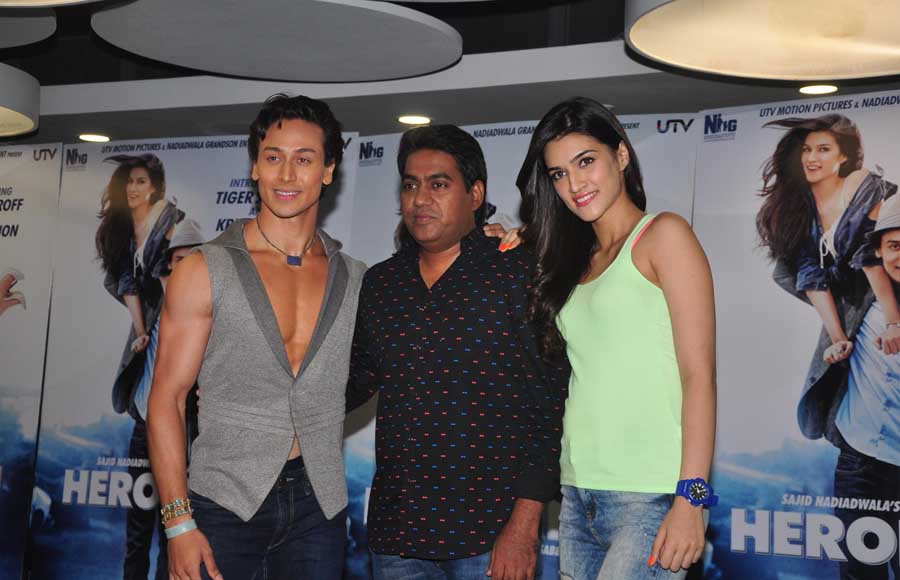 Tiger Shroff, Sabbir Khan and Kriti Sanon