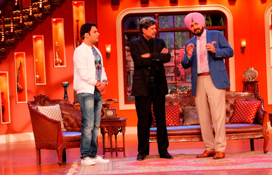 Kapil Sharma Kapil Dev And Navjot Singh Sidhu