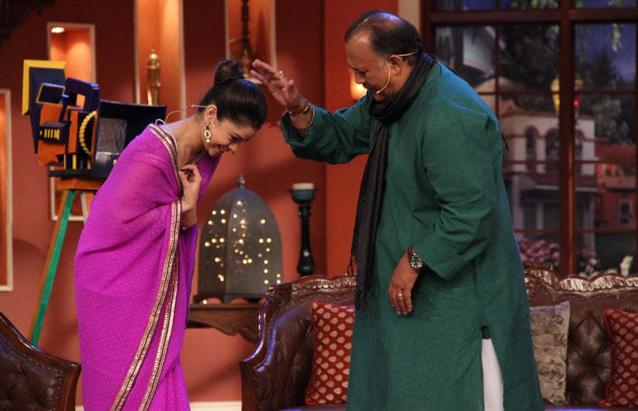 Alok Nath and Kapil Dev on Comedy Nights with Kapil