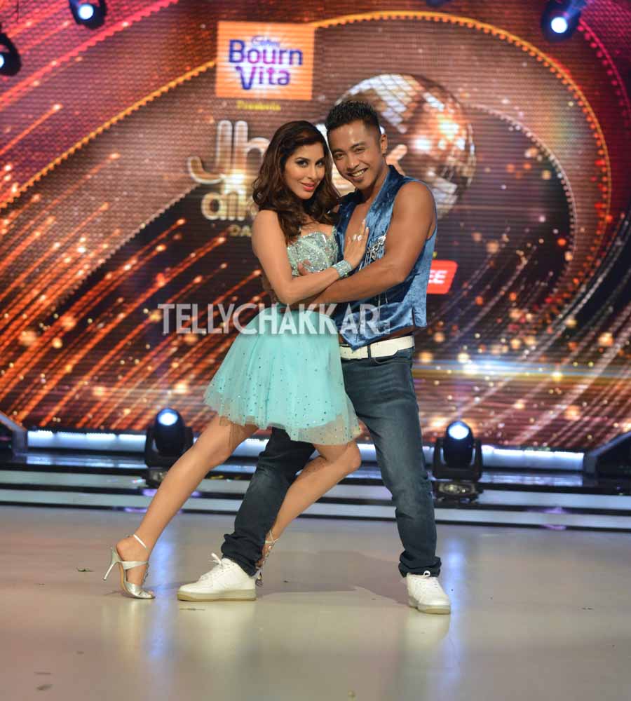 Sophie Choudry and Deepak