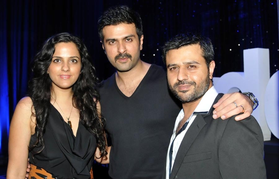 Rowena Baweja Harman Baweja with a friend