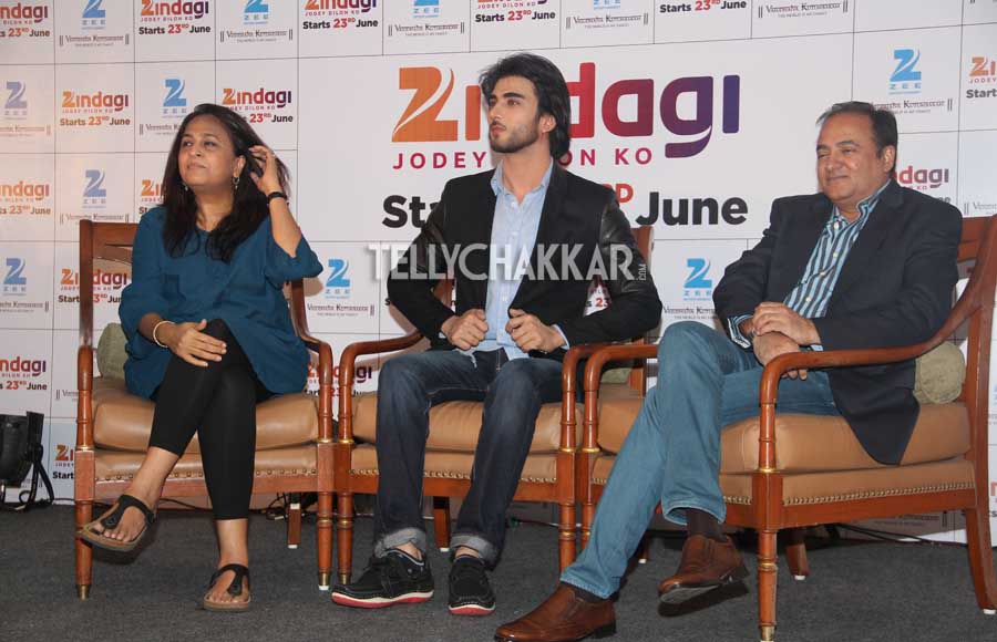 Ms. Shailja Kejriwal (Cheif creative - Special Projects), popular Pakistan Actor Imran Abbas and Mr Bharat Ranga (Chief Content and Creative Officer, ZEEL)