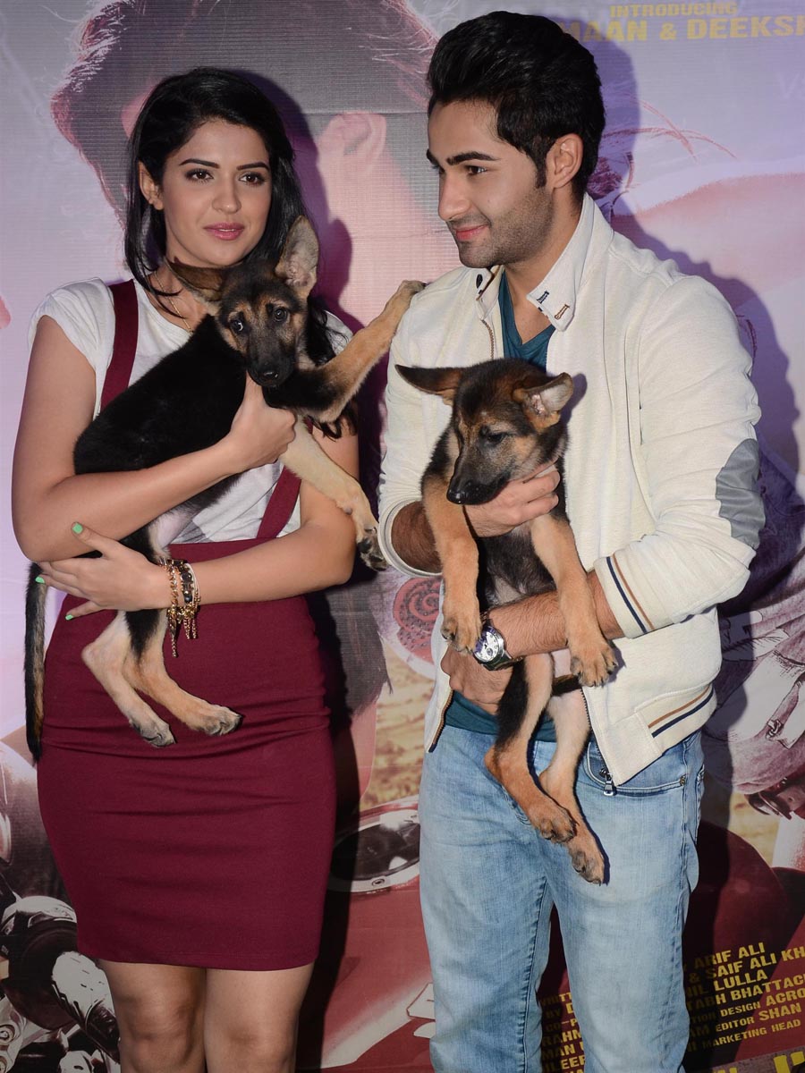 Armaan-Deeksha promote Lekar Hum Deewana Dil