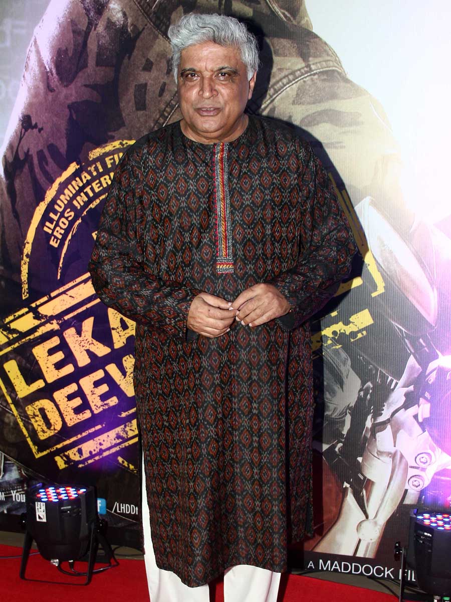 Lyricist Javed Akhtar