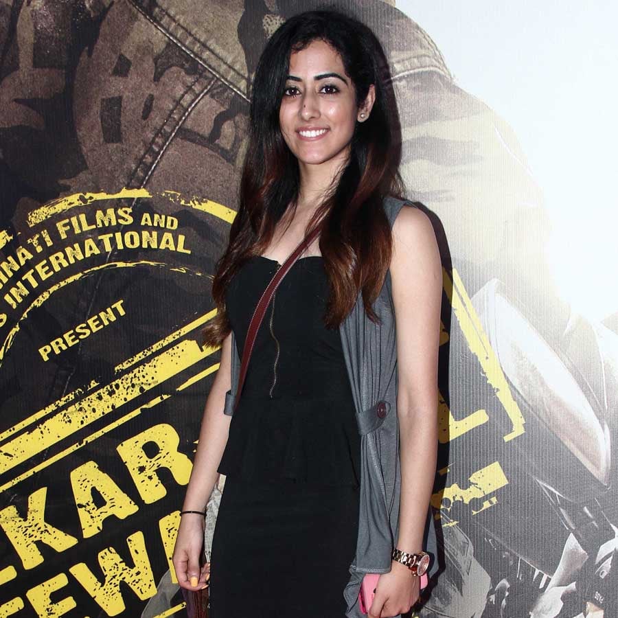 Celebs during the premiere of film Lekar Hum Deewana Dil