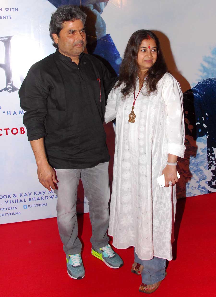 Vishal Bhardwaj and Rekha Bhardwaj