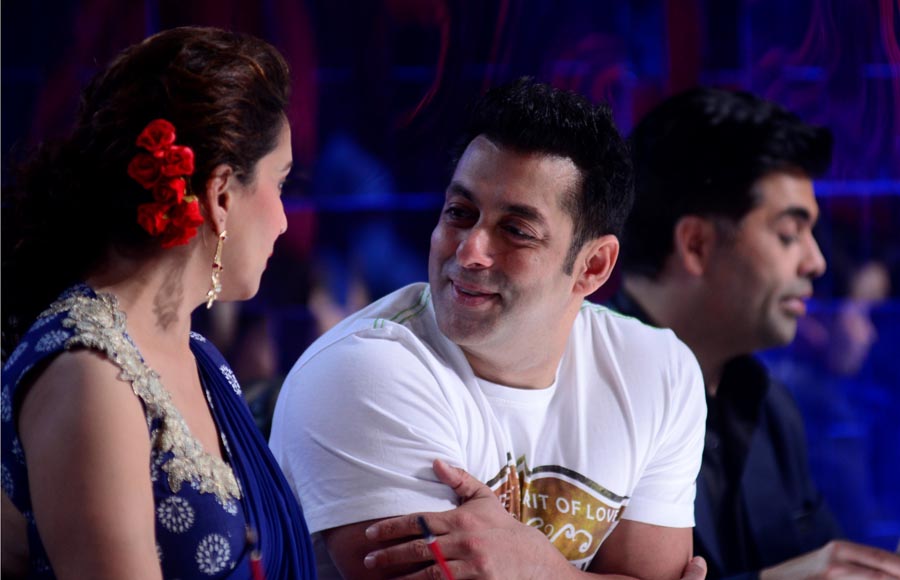 Madhuri Dixit Nene and Salman Khan