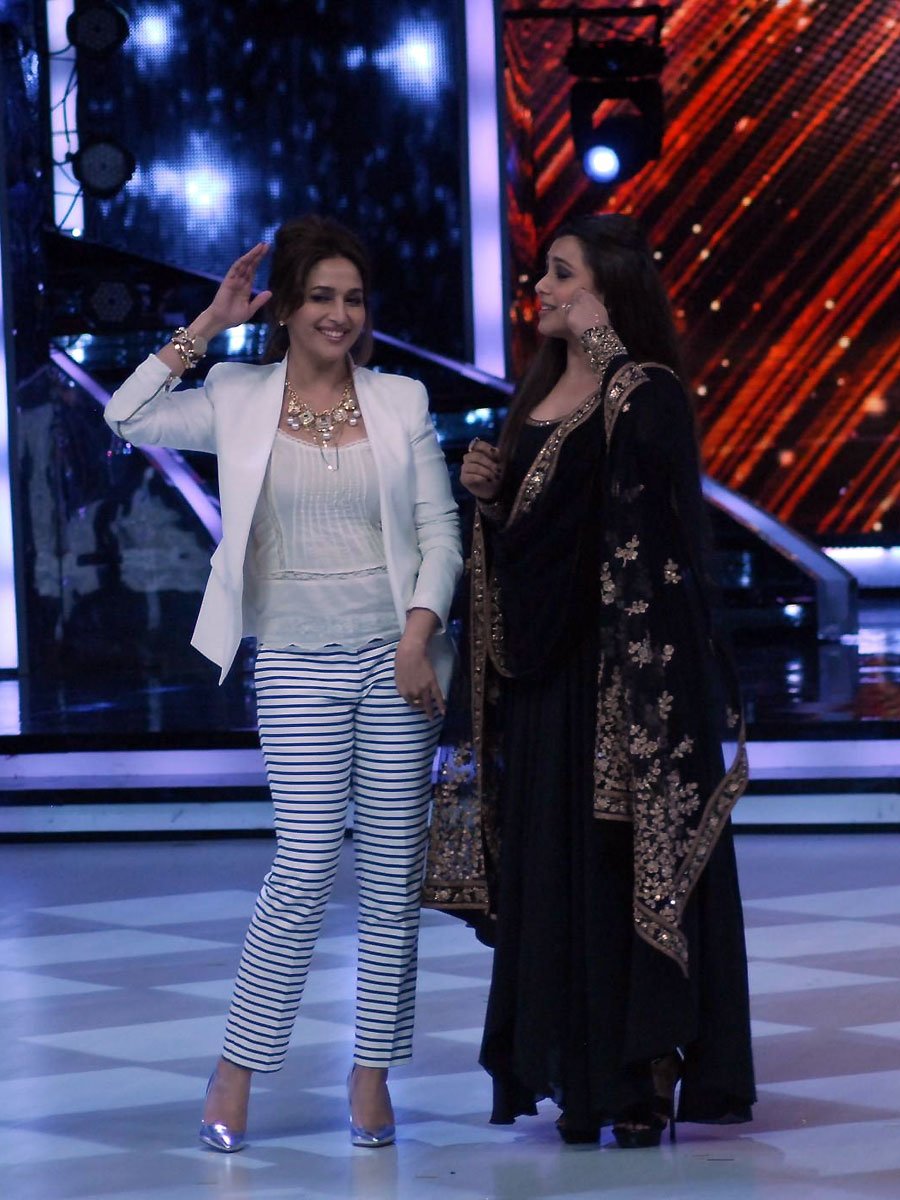 Madhuri Dixit and Rani Mukerji