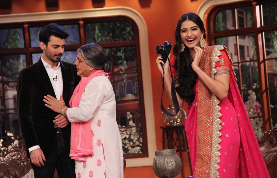 Ali Asgar, Sonam Kapoor and Fawad Khan 