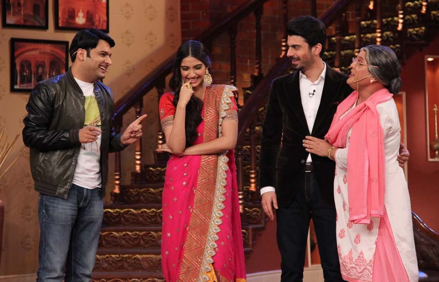 Kapil Sharma, Ali Asgar, Sonam Kapoor and Fawad Khan 