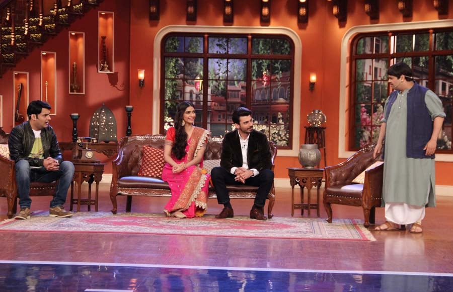 Kapil Sharma, Sonam Kapoor, Fawad Khan and Kiku Sharda