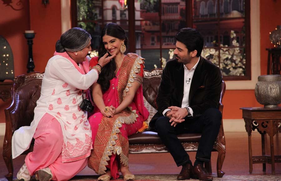 Ali Asgar, Sonam Kapoor and Fawad Khan 