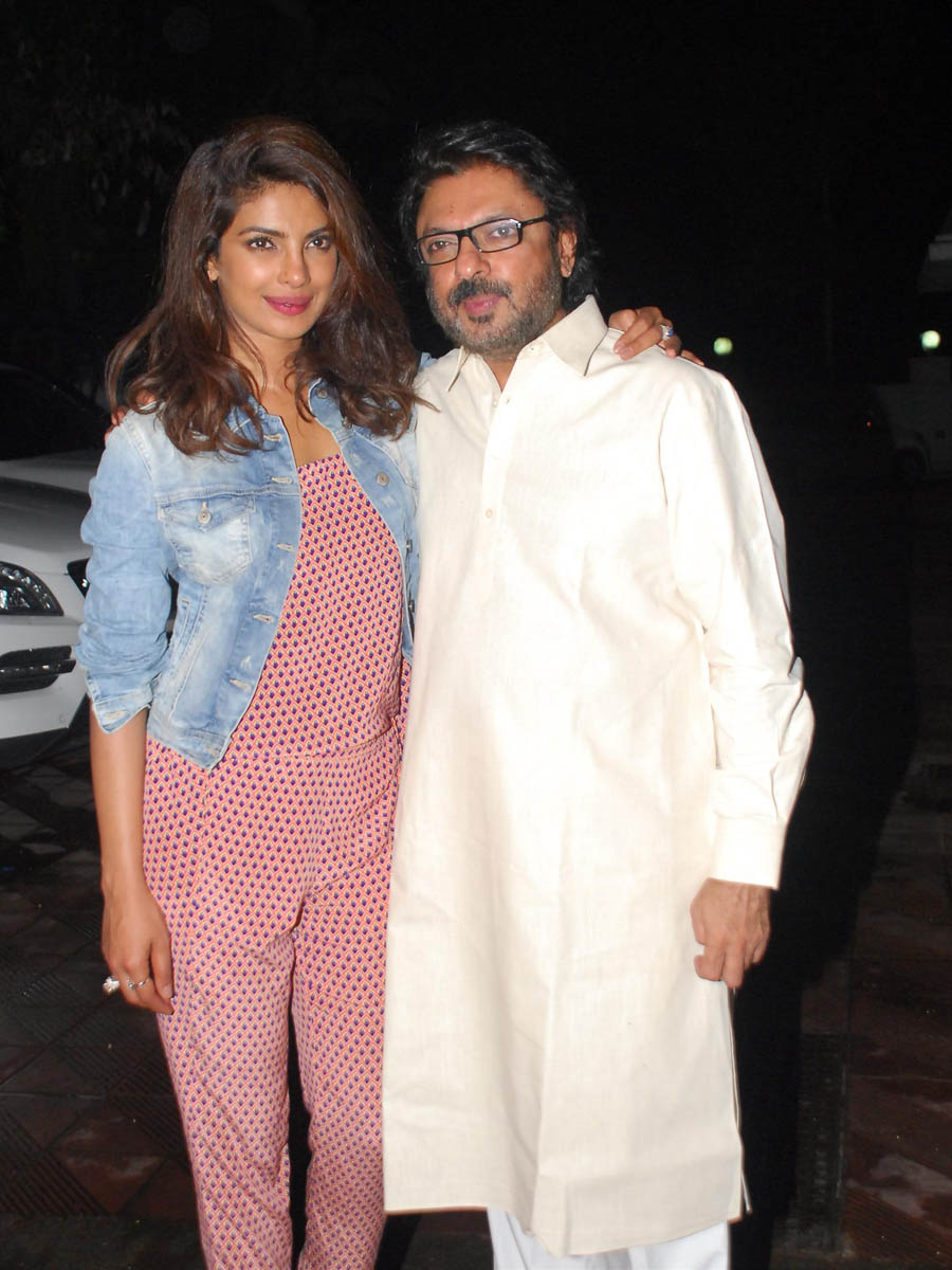 Priyanka Chopra And Sanjay Leela Bhansali