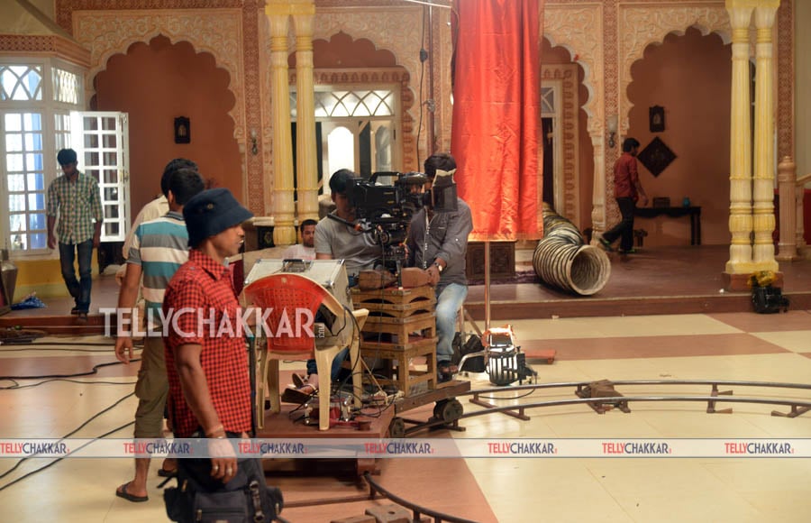 On the sets: Colors' Rangrasiya