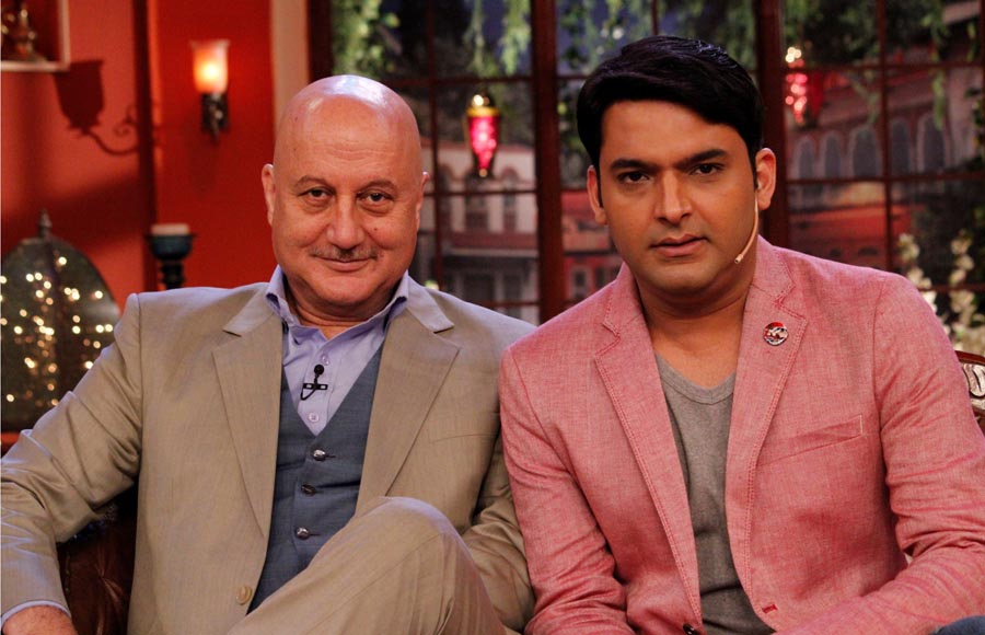 Anupam Kher and Kapil Sharma