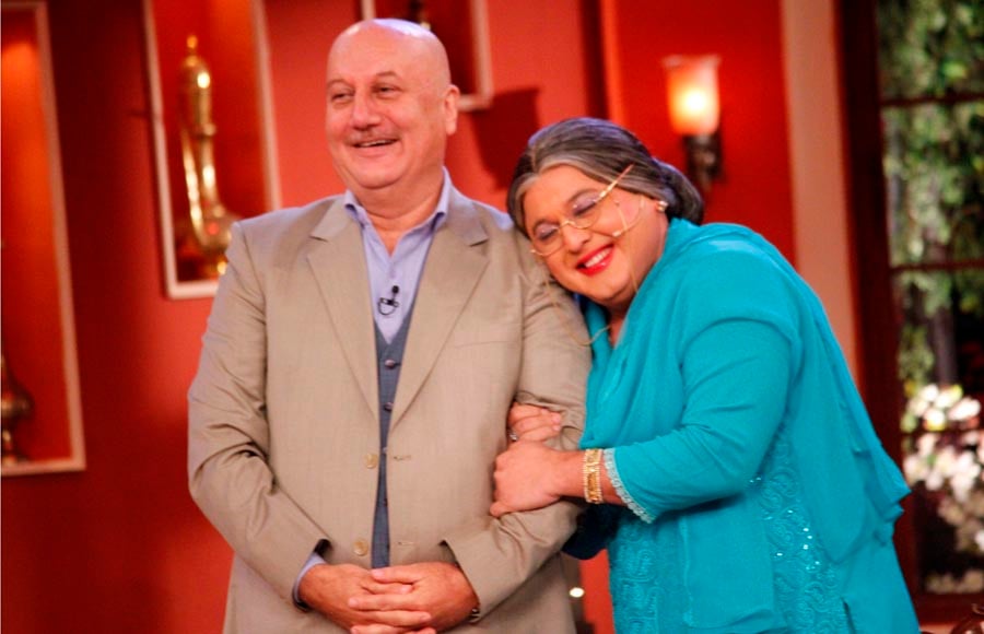 Anupam Kher and Ali Asgar