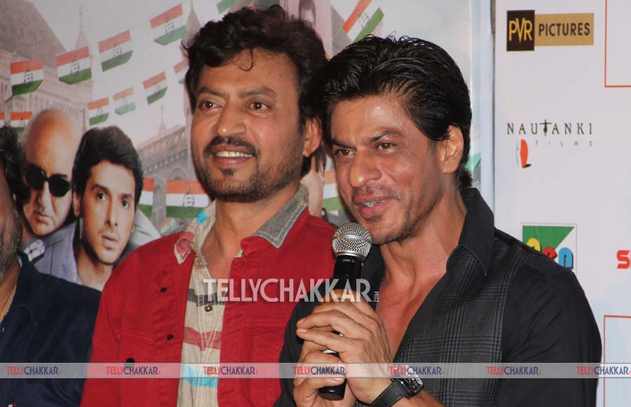 Irrfan Khan and Shah Rukh Khan