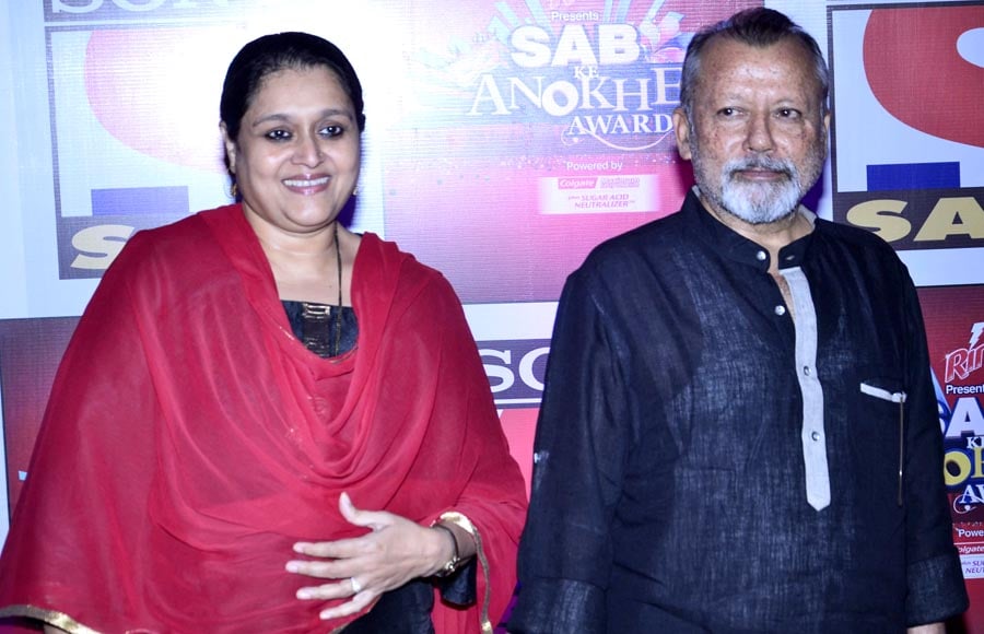 Pankaj Kapur with wife Supriya Pathak