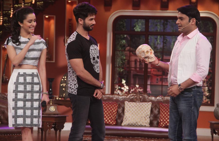 SShraddha Kapoor, Shahid Kapoor and Kapil Sharma